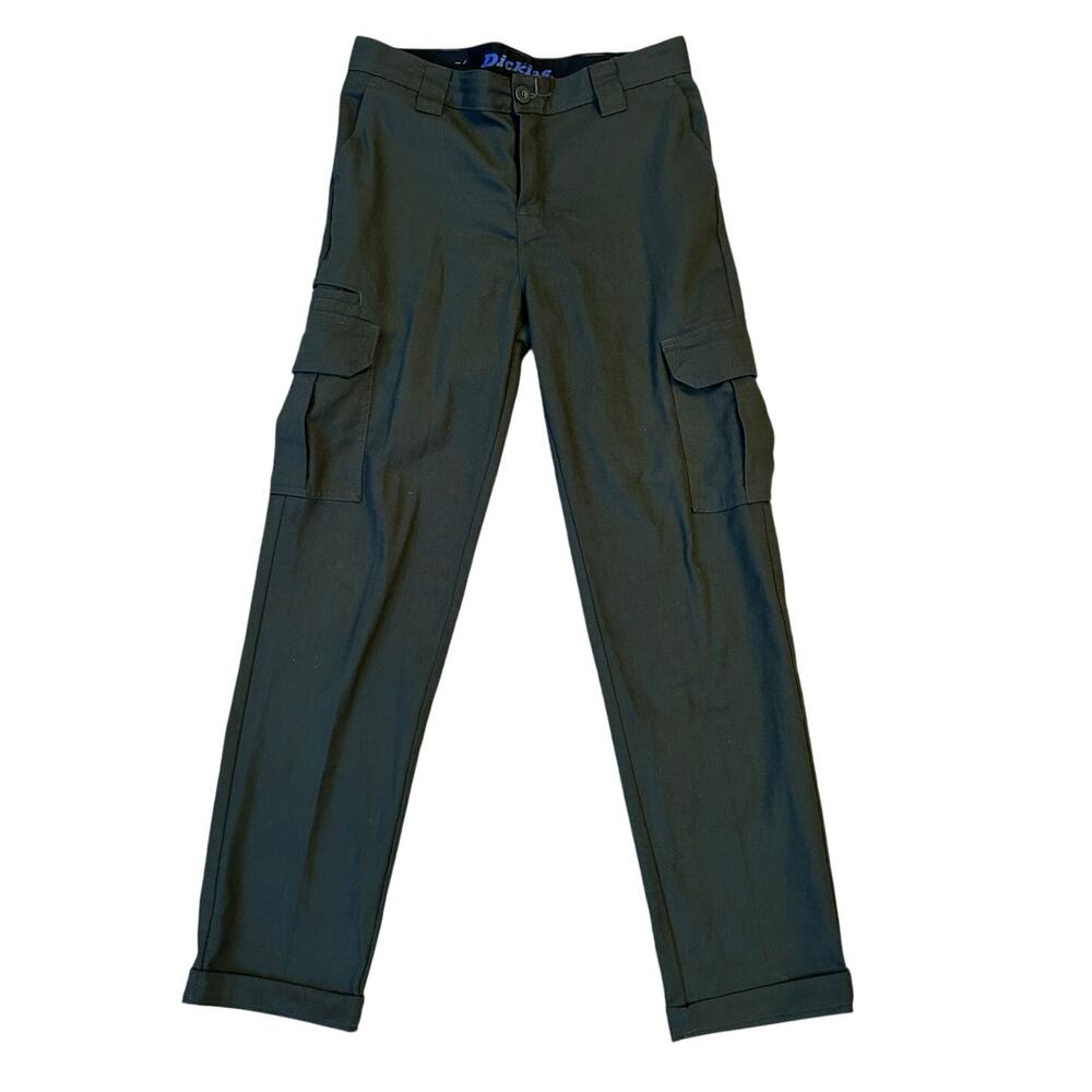 Dickies Youth Straight Cargo Work Pant Green Size 16 Dexter Inspired Utility